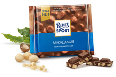 Шоколад Ritter Sport Extra Nut Макадамия