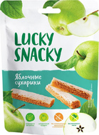Яблочные сухарики Lucky Snacky, 25 г